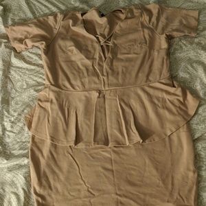 Very Fun salmon colored summer dress